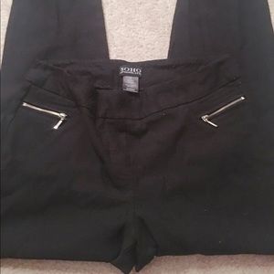 Black Zipper Pants